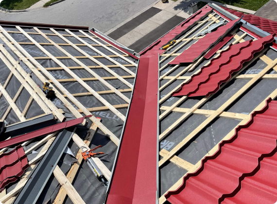 Optimal quality and cost-effectiveness define our re-roofing services in Ontario, a wise investment