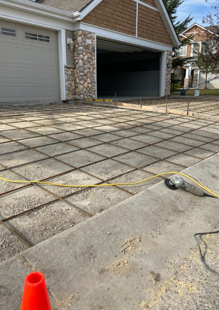 Driveway construction for Residential property by Via Construction Ltd.