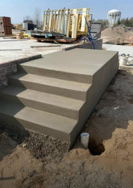 Staircase construction for Residential property by Via Construction Ltd.