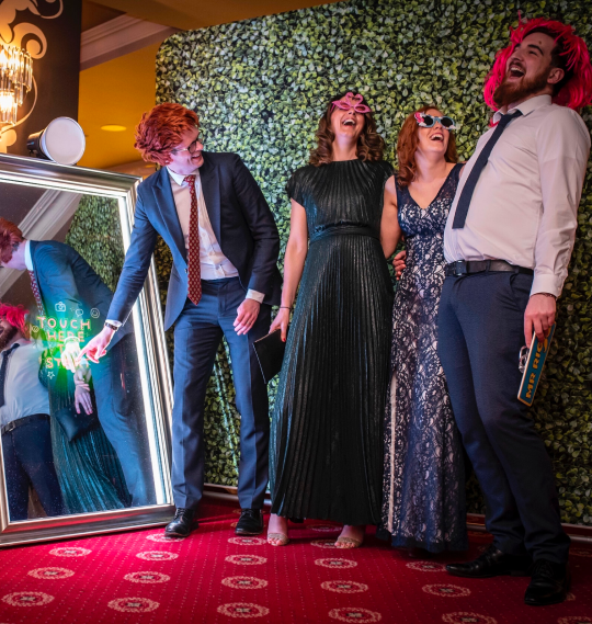 Transform your event with the magic of mirror photo booth rental service by The One