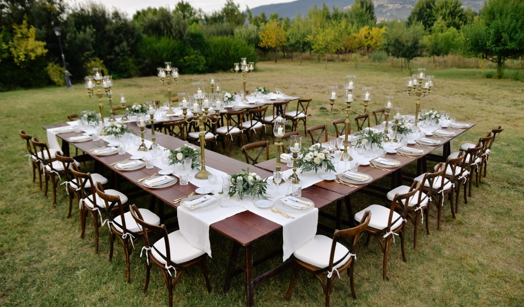 Event Essentials like Chair and Table Rental Services offered by The One across Toronto