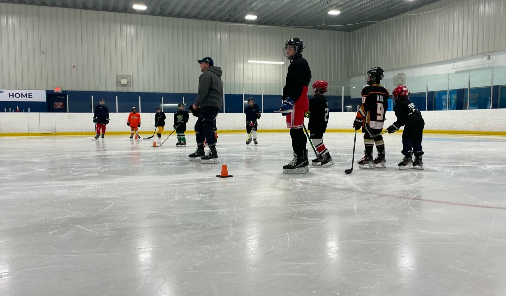 Hockey Team Training