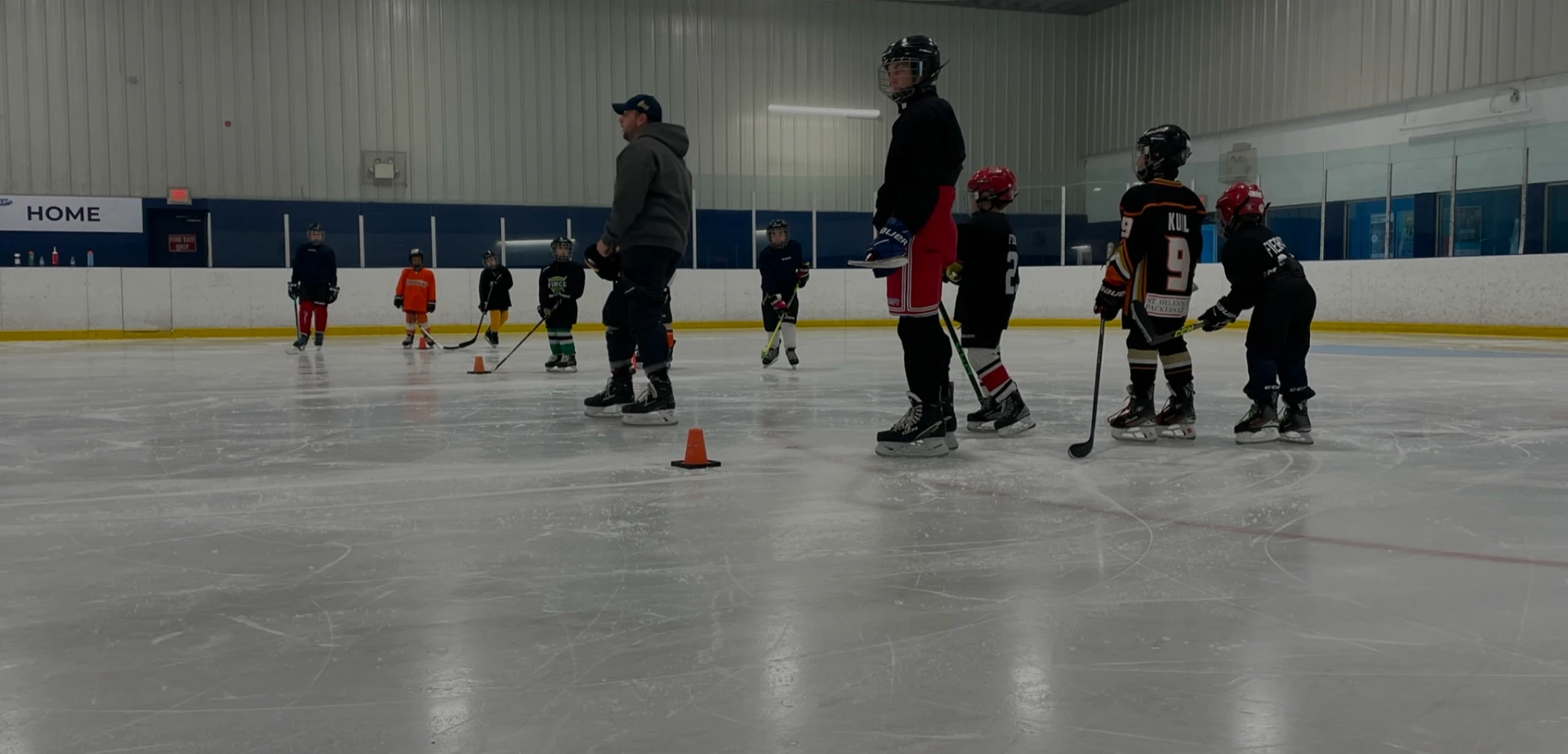 Hockey Team Training