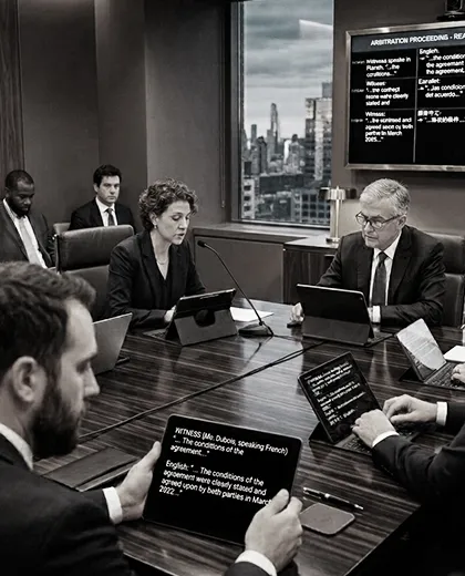 Live Reporting for Legal and Professional Settings