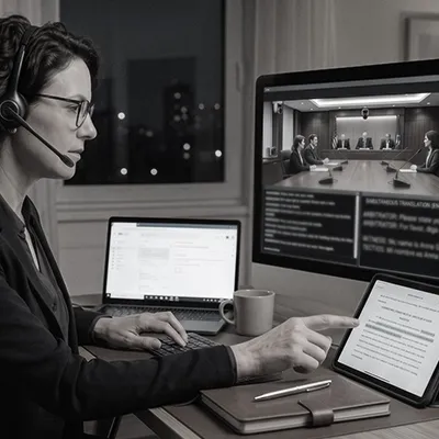 Services CART (transcription en temps réel)