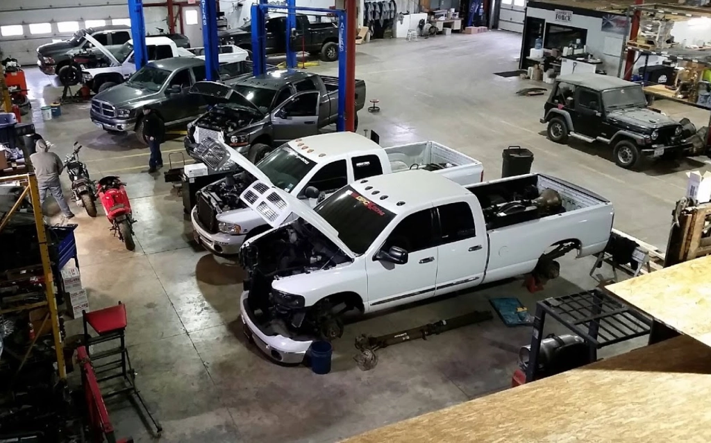 Diesel Truck Repair Shop
