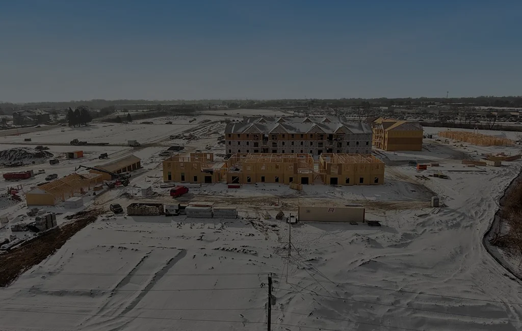 Drone site monitoring services for construction