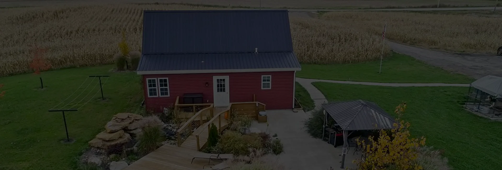 Aerial videography in Columbus – construction drone shot