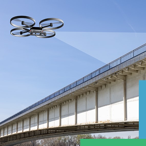 Drone survey of commercial land site