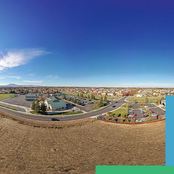 Construction site virtual walkthrough