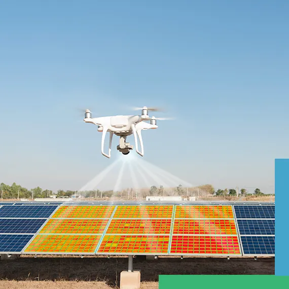 Concrete curing thermal scan Columbus site