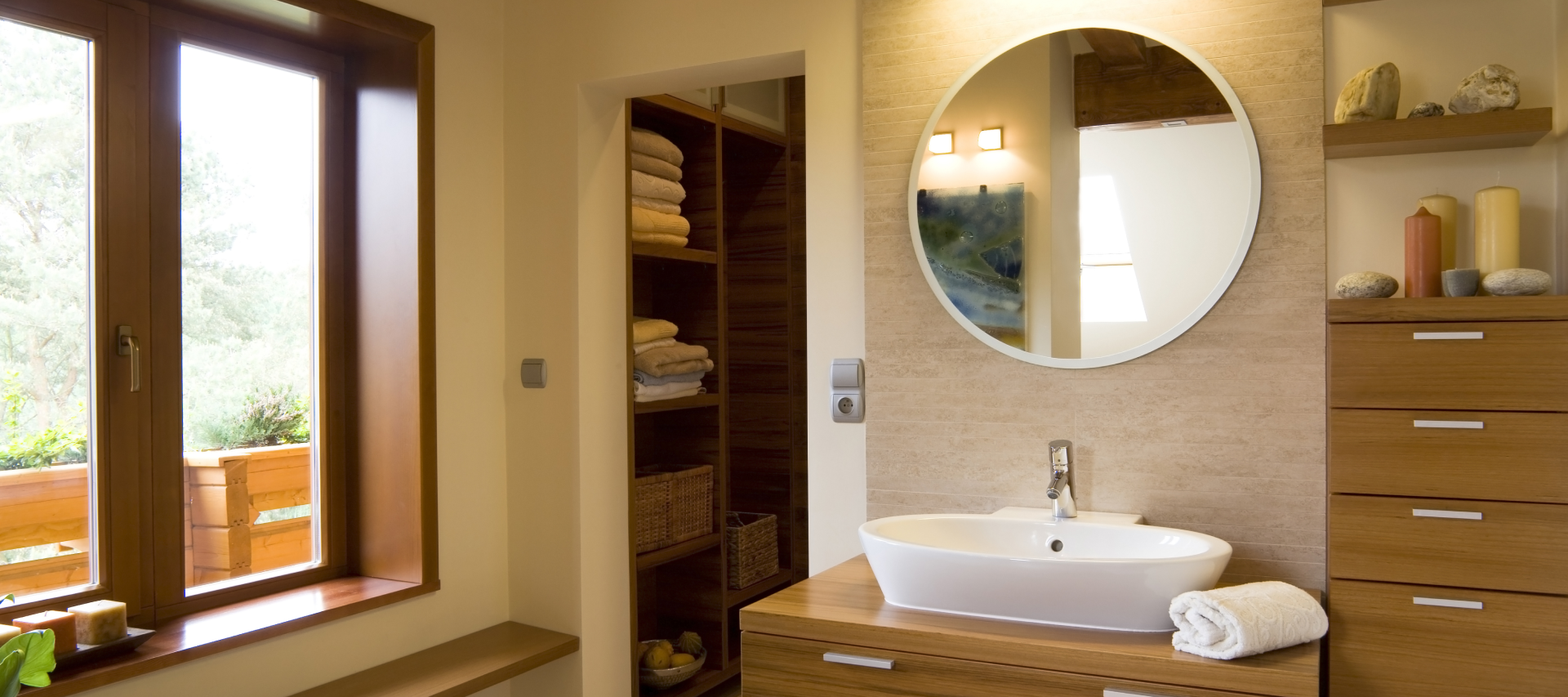 Custom Bathroom Cabinetry​