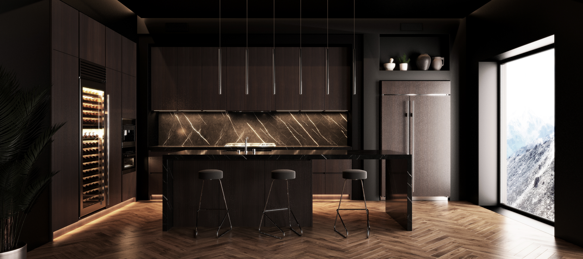 Wine Room Cabinets