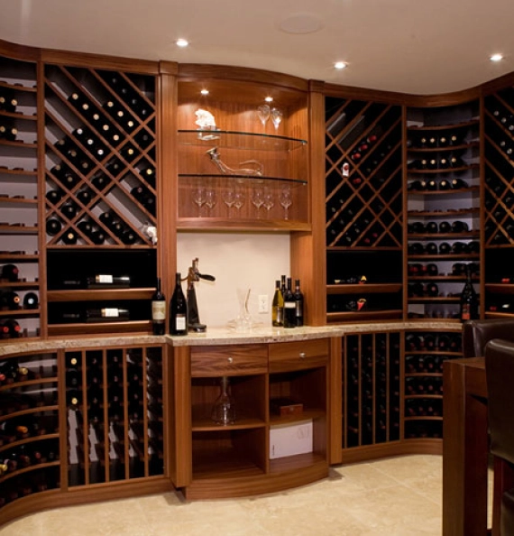 Custom Wine Cellar Cabinets