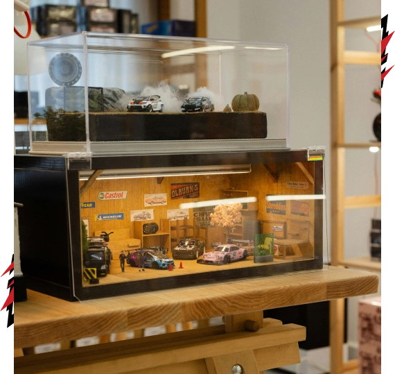 Customizable Diecast Display Cases
