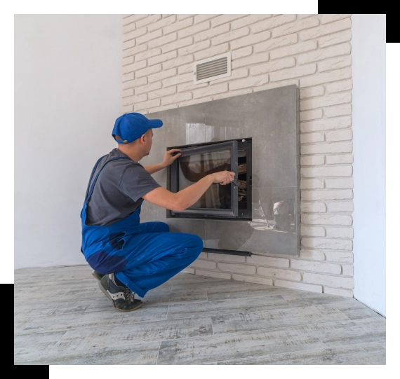 Fireplace Backsplash Installation