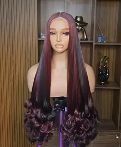     20 inches flip bounce human hair blend