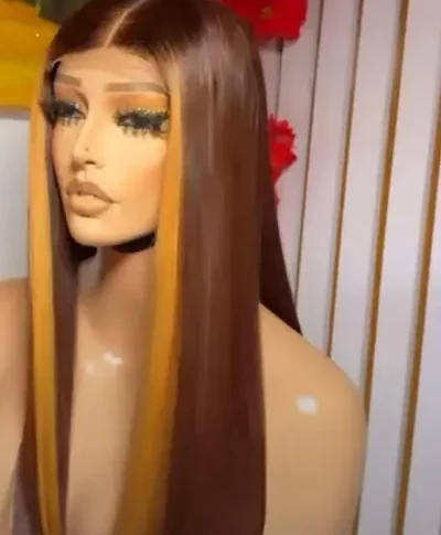 20 inches birthmark brown vietnam bonestraight wig