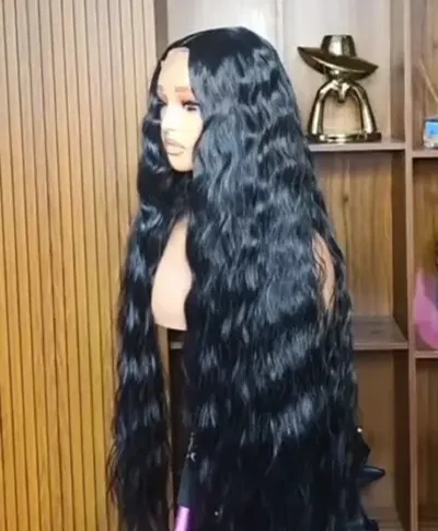  closure 26 inches human hair blend