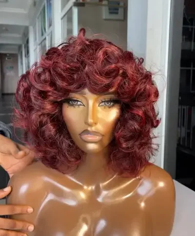    Mini wine bounce human hair blend