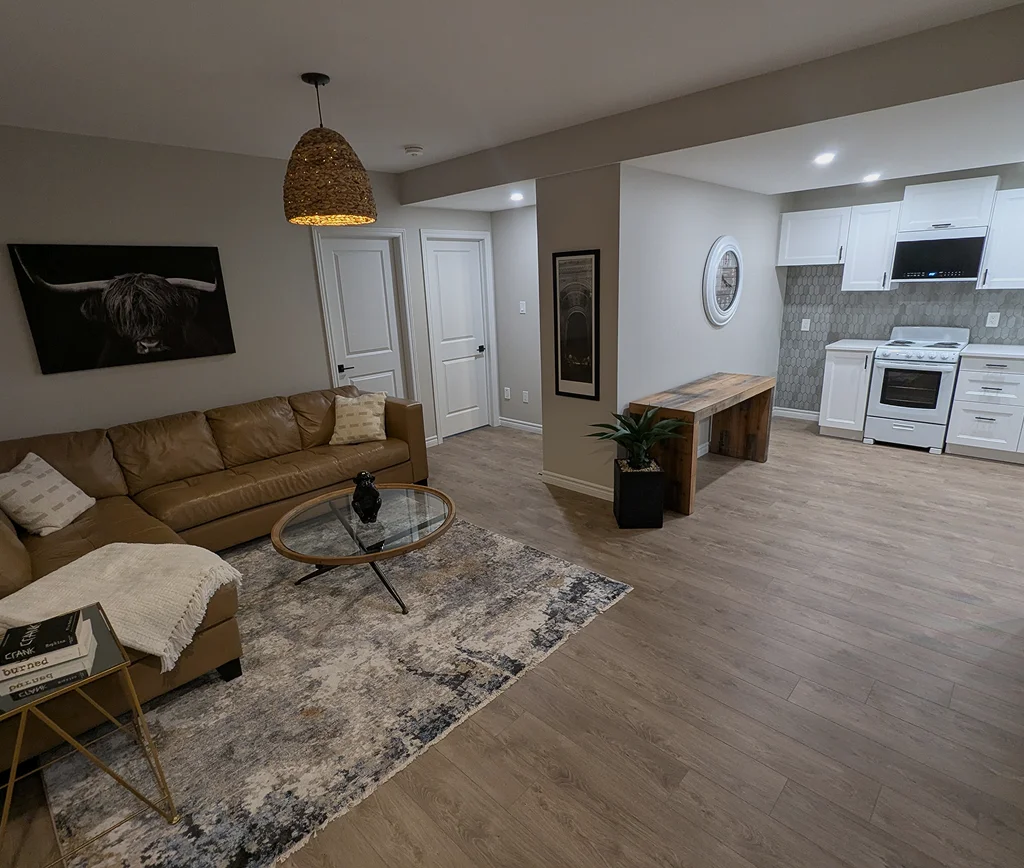 Basement renovations in Ontario finished living space