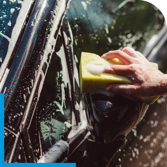 Foamy Soap Car Wash