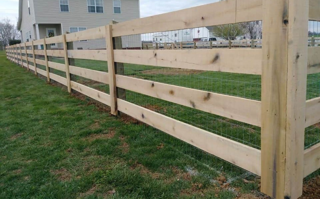 Wood Fence Installation