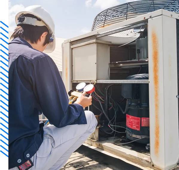 Commercial Rooftop HVAC Unit Installation
