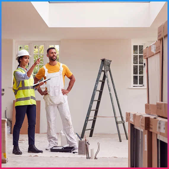 Expert painting team