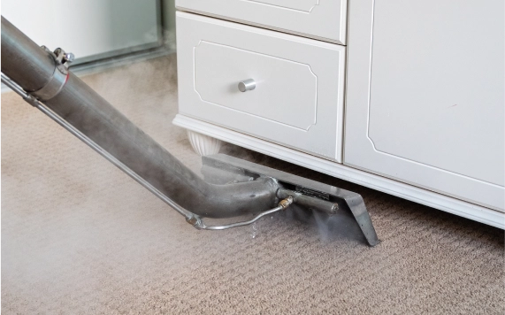 Carpet steam cleaning