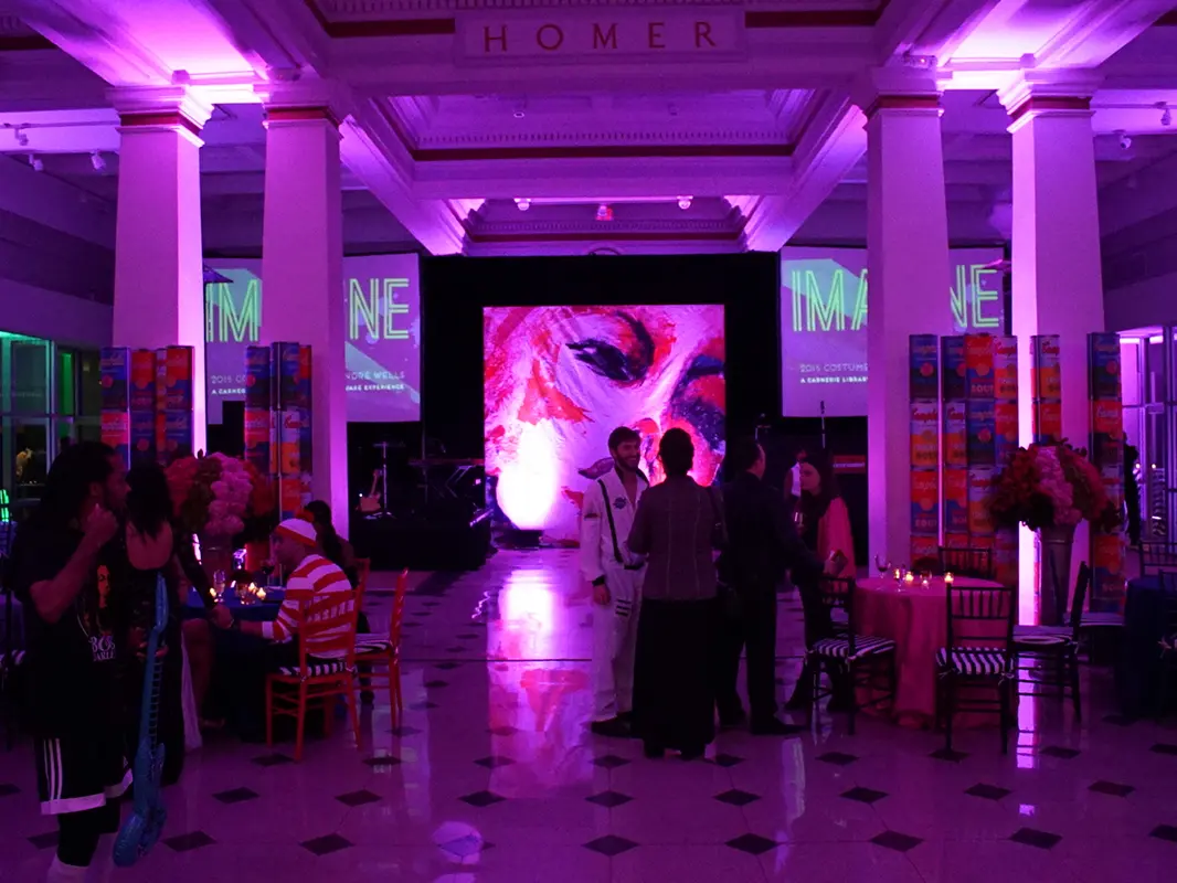 Romantic lighting and LED ambiance setting the mood for a stunning Breasia wedding event.