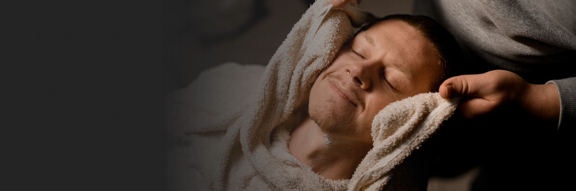 Hot Towel Shave at The Spot Barber Shop
