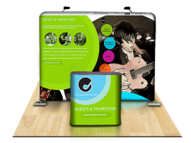 Straight Tension Fabric Displays