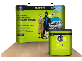 Curved Tension Fabric Displays