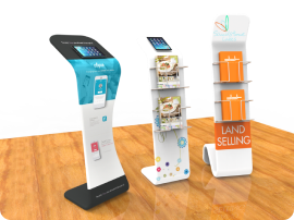 Fabric Tension Literature/iPad Stands