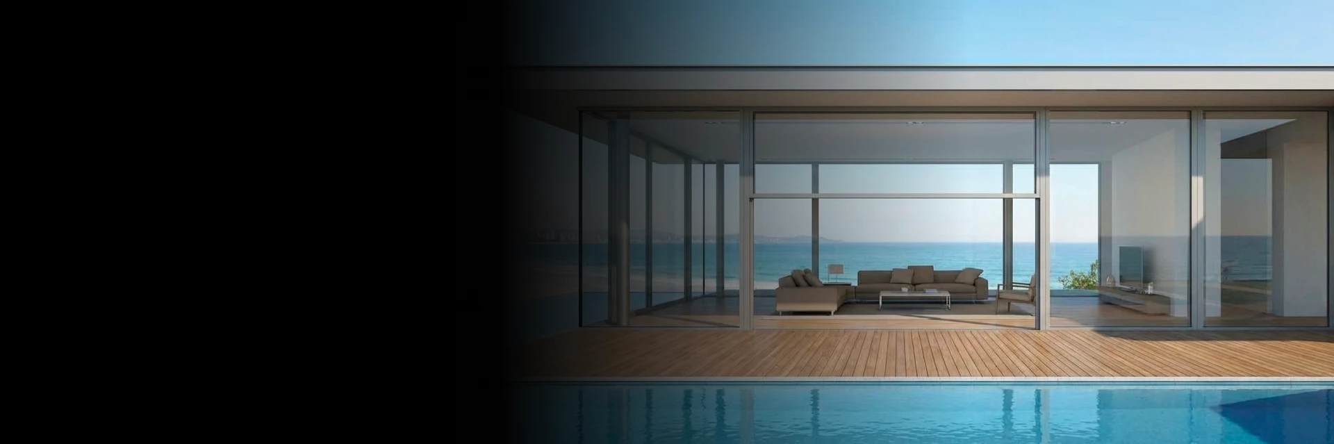 A luxury home in Sydney featuring elegant guillotine door systems opening vertically to reveal expansive outdoor views. and Belgium and Belgium