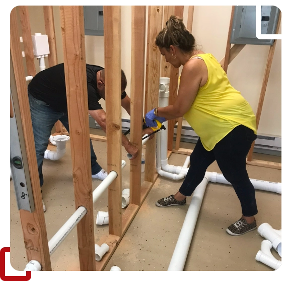 career entry in plumbing trades