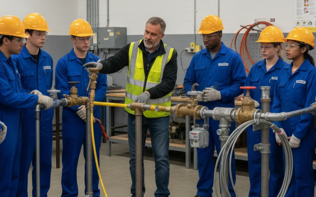 Gas Line Installation Training
