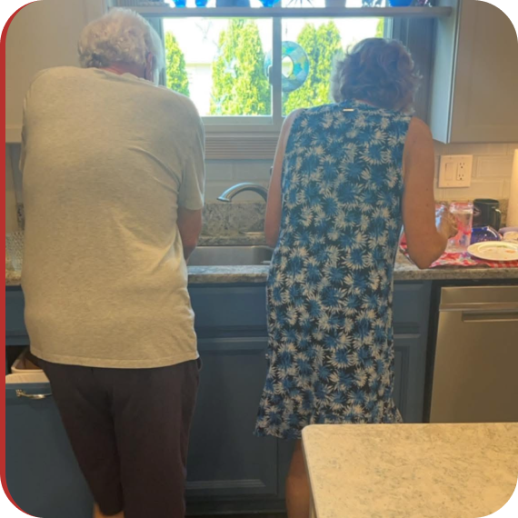Non-Medical Elderly Companion Care in Walworth County, WI caregiver assisting a senior