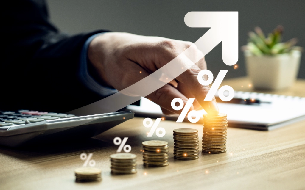 Business owner reviewing documents after receiving quick funding approval