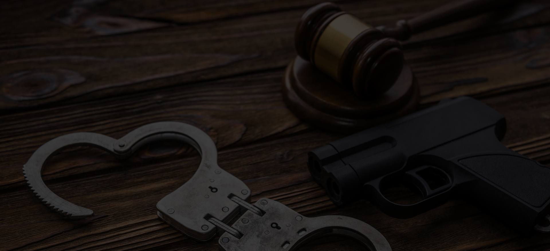  Attorney consulting with client about firearm and gun rights case.