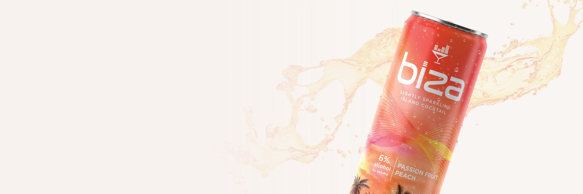 Passion Fruit Peach Cocktail