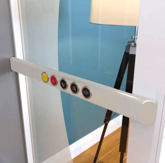 Cabin Handrail with Controls