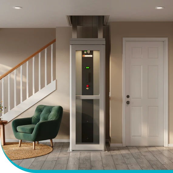 Shaftless Home Elevator Installation