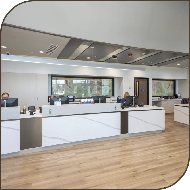 Reception and Administrative Cabinetry