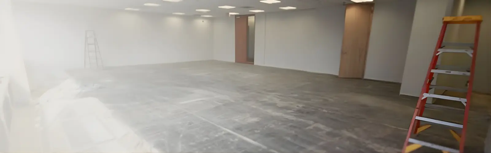 Commercial general contractors in Brampton overseeing office site