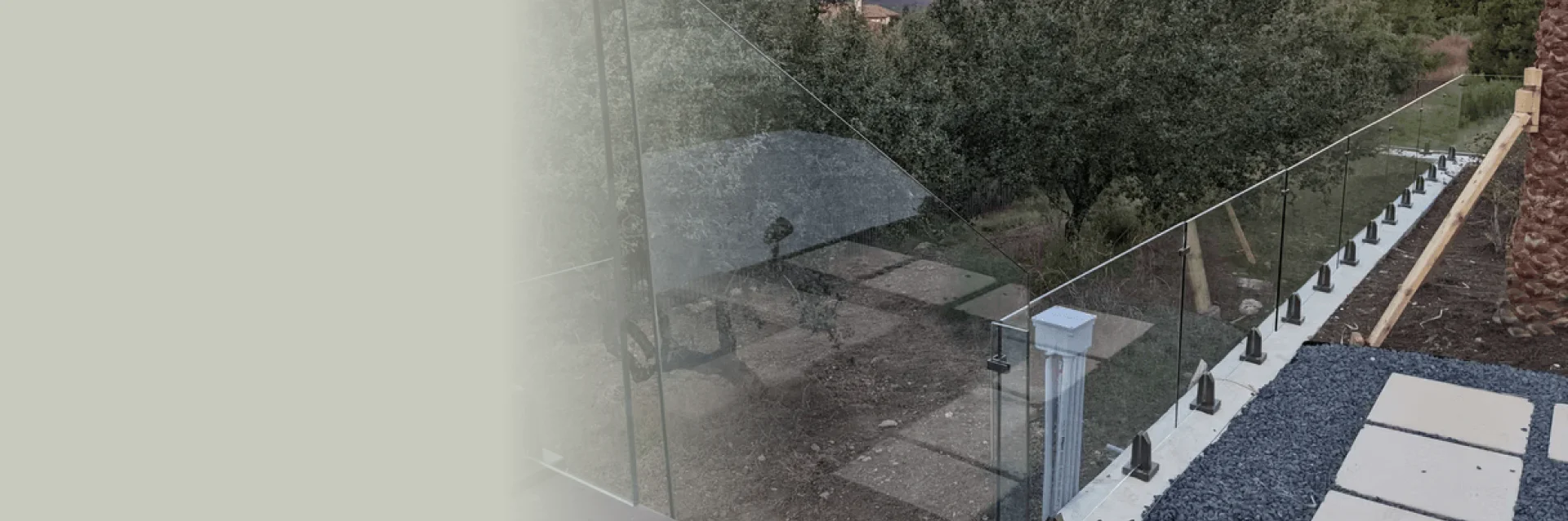 Handrail Glass Installation Austin