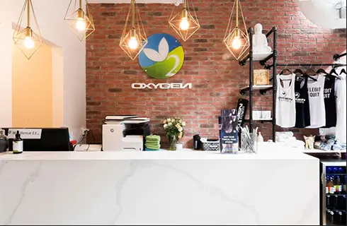 Oxygen Yoga and Fitness Designed by Nigel Walker & Associates - Interior Design Services in Vancouver
