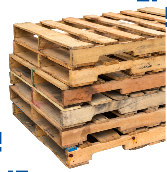Warehouse preparing shipments through custom pallet design services in Sacramento