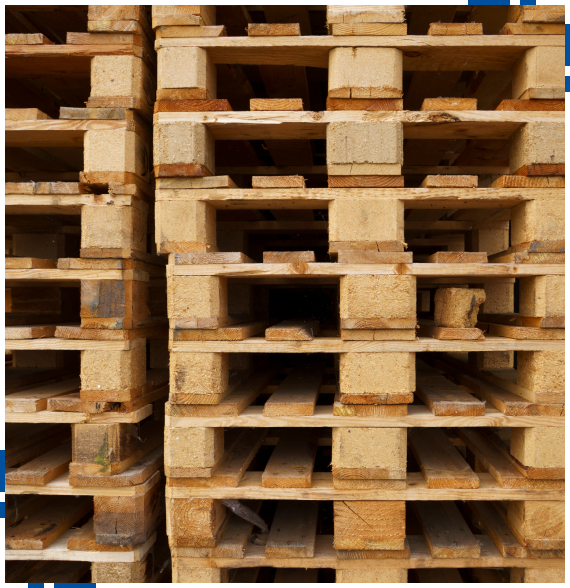 Facility receiving support from a pallet supplier in Sacramento